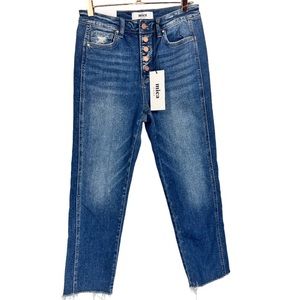 Mica Women's Blue Ankle Jeans